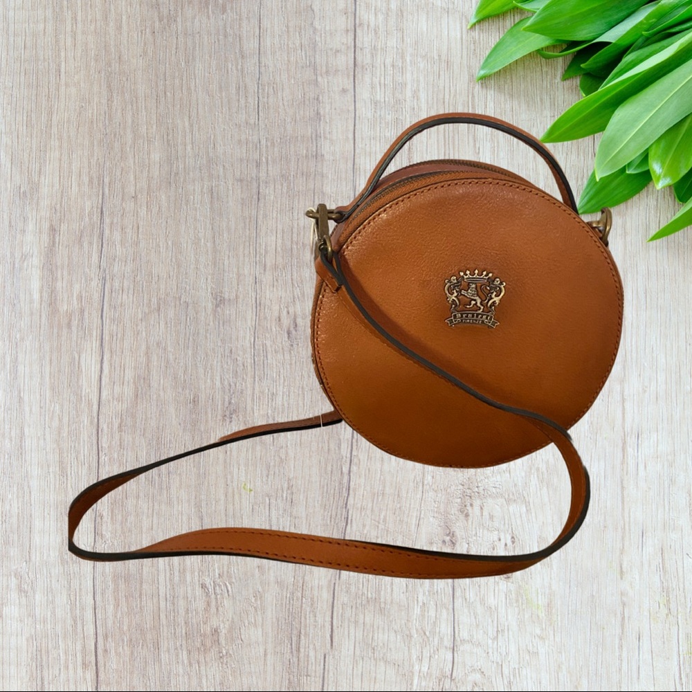 Pratesi Cognac Leather Crossybody
